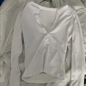 Elegant White Button-Up Tank Top